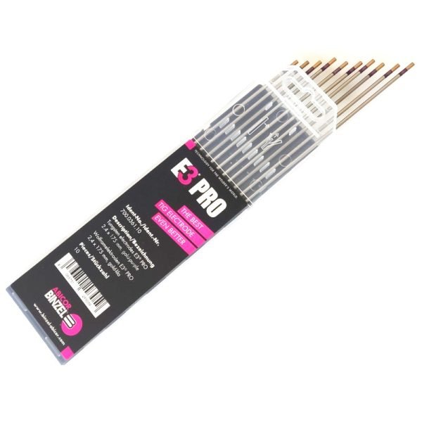 elettrodi tungsteno E3 pro